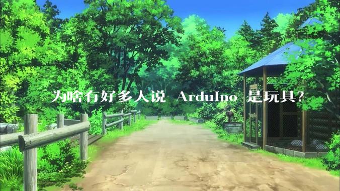 为啥有好多人说 Arduino 是玩具？